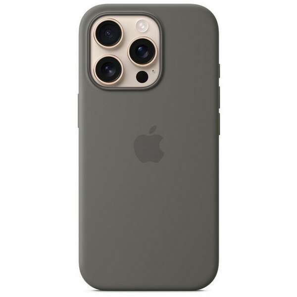 APPLE iPhone 16 Pro Silicone Case with MagSafe Stone Gray myyl3zm/a