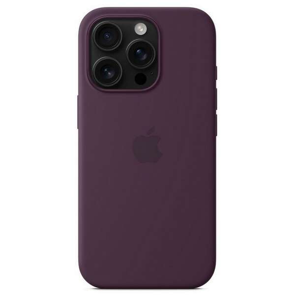 APPLE iPhone 16 Pro Silicone Case with MagSafe Plum myym3zm/a