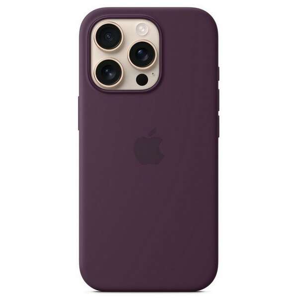 APPLE iPhone 16 Pro Silicone Case with MagSafe Plum myym3zm/a