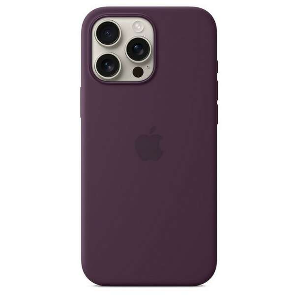 APPLE iPhone 16 Pro Max Silicone Case with MagSafe Plum myyw3zm/a