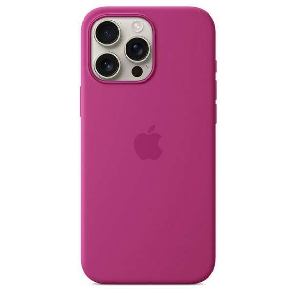 APPLE iPhone 16 Pro Max Silicone Case with MagSafe Fuchsia myyx3zm/a