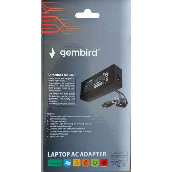 GEMBIRD NPA90-190-4740 90W 19V-4.7A