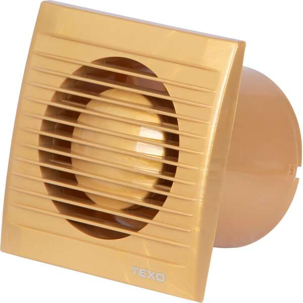 TEXO ELITE VENTILATOR FI120 SA KLAPNOM GOLD