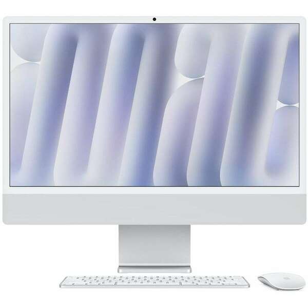 APPLE IMAC 24: SILVER/M4 10C CPU/10C GPU/16GB/256GB/NANO-TEXTURE-CRO md3h4cr/a