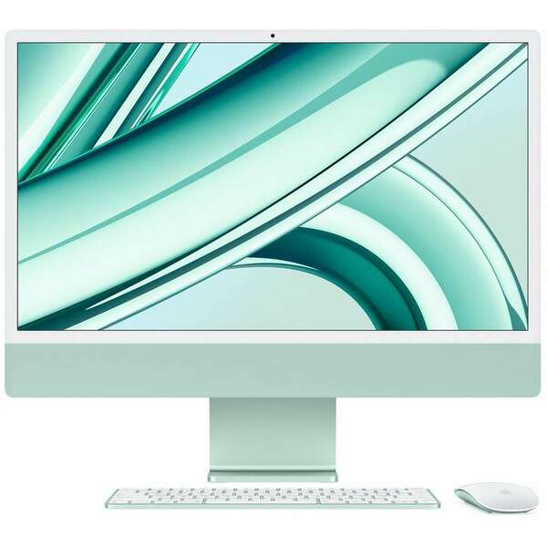 APPLE IMAC 24: GREEN/M3 8C CPU/10C GPU/8GB/256GB-CRO mqrn3cr/a 