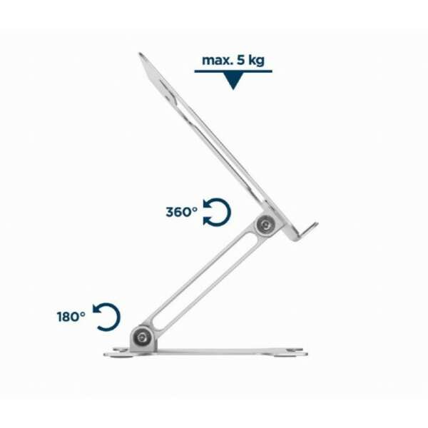 Gembird NBS-D1-03 sklopivo postolje za laptop 15,6, max.5kg aluminium