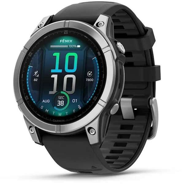 GARMIN Fenix E Stainless Steel Graphite