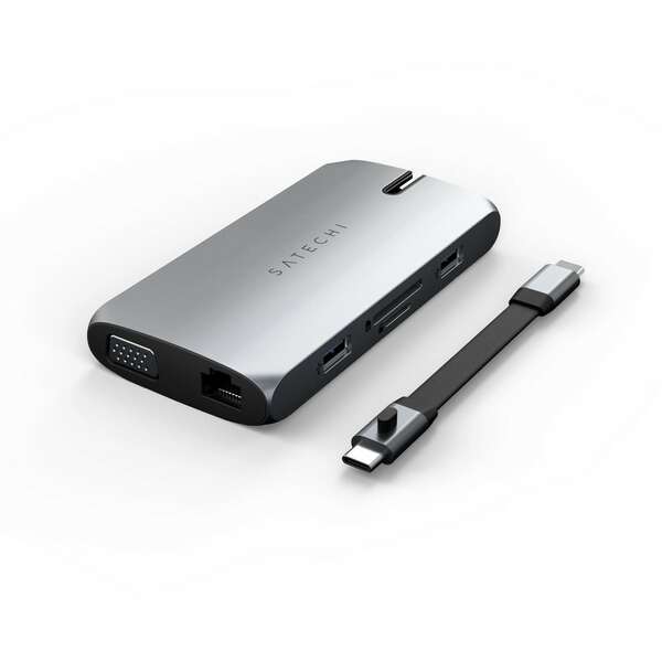 SATECHI USB-C On the go Multiport adapter Space Grey ST-UCMBAM