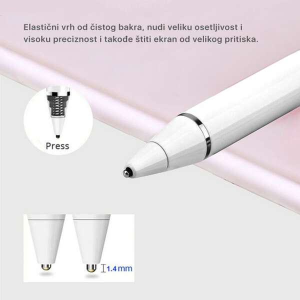 GSM 3G Olovka za touch screen N2 White