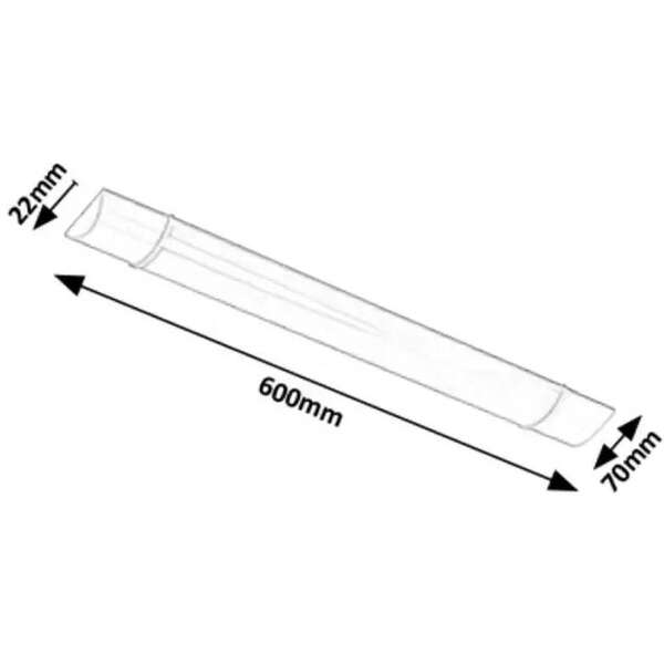 RABALUX Batten Light nadgradne lampe, bela,   LED 20W