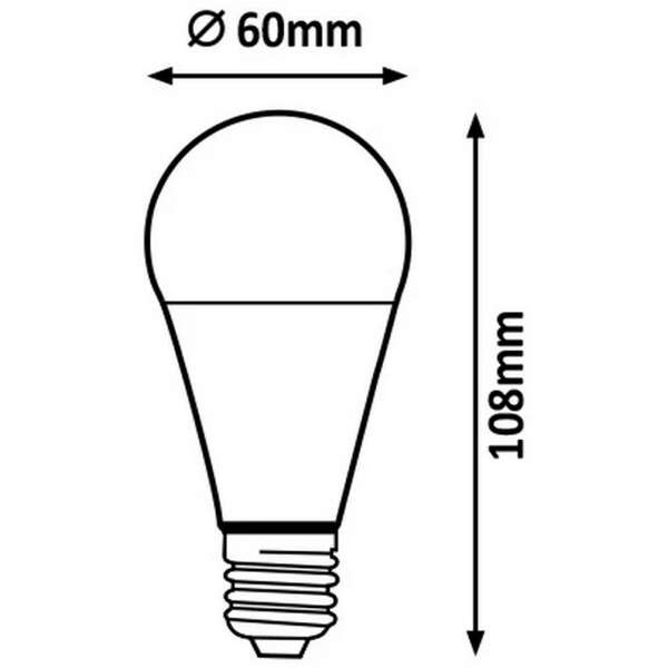 RABALUX Sijalica SMD LED E27 A60 7W 560 lm 3000K