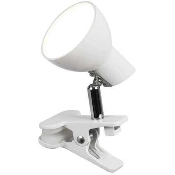 RABALUX Noah, clip lamp, bela,  LED 5W