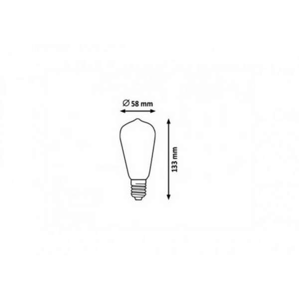 RABALUX Sijalica LED Filament E27, 6W, 510 lm, 2700K 2