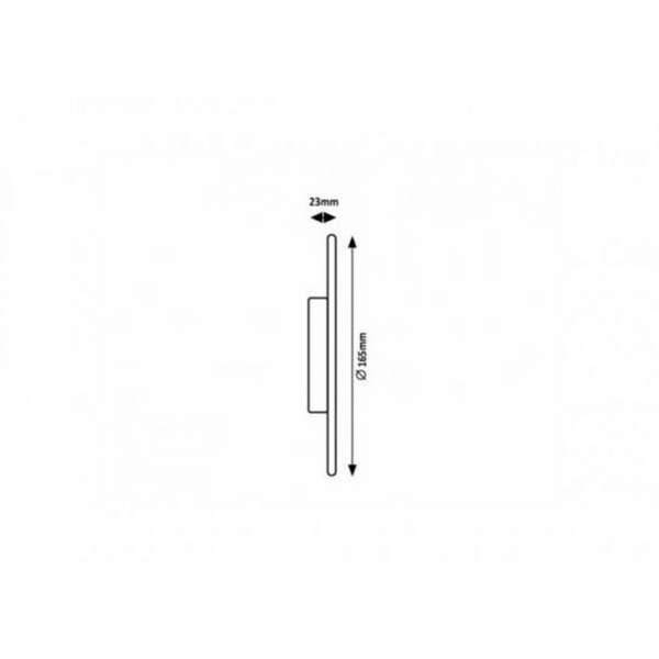 RABALUX SMD LED panels, providno, metal+plastika, 12W, 1600lm