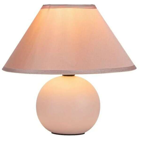 RABALUX Ariel, unutrašnja keramicka stona lampa, braon, E14 G45 1xM