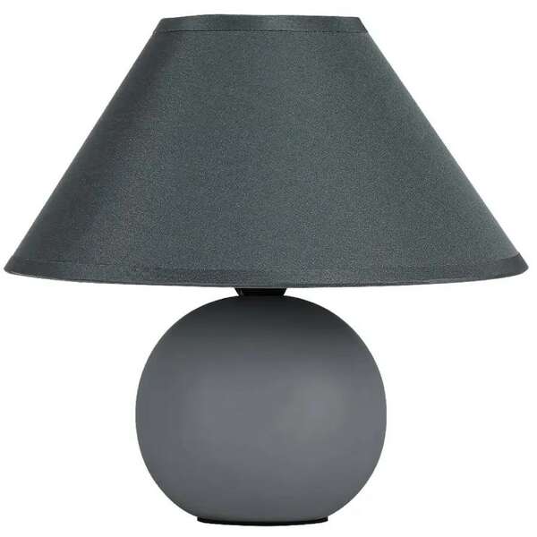 RABALUX Ariel, unutrašnja keramicka stona lampa, siva, E14 G45 1xMA