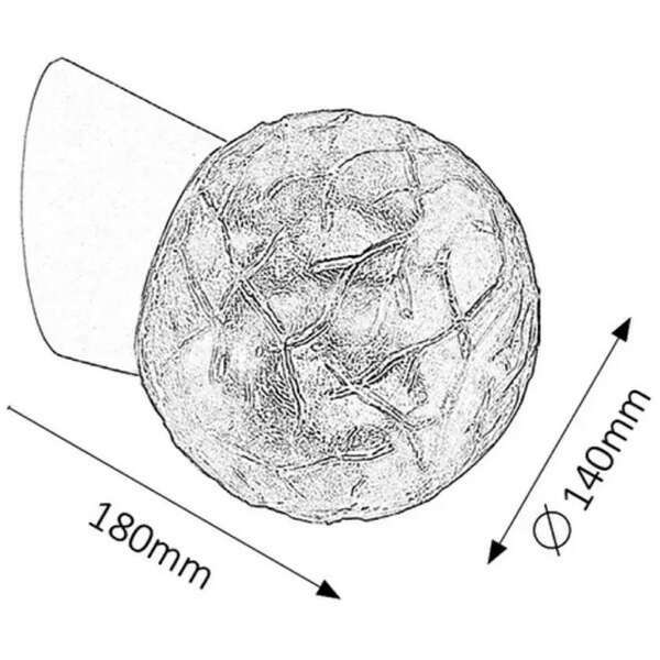 RABALUX Grace zidna lampa E27 60W 2