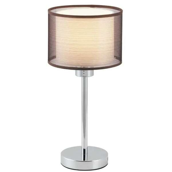 RABALUX Anastasia stona lampa E27 60W hrom/braon