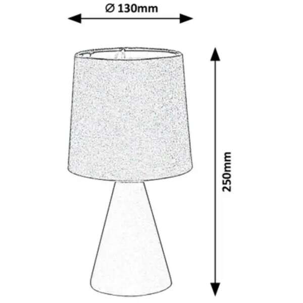 RABALUX Nalani stona lampa E14 40W,plava