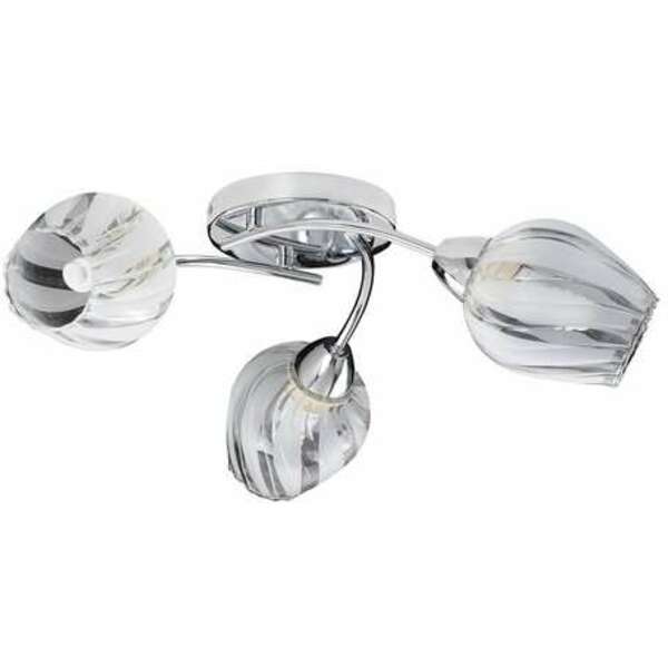 RABALUX Danila plafonska lampa E27 3x60W, hrom