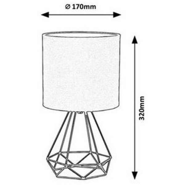 RABALUX Kinga stona lampa E14 40W
