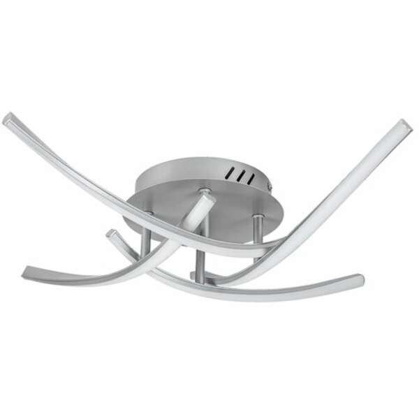 RABALUX Tatjana, unutrašnja LED plafonjera, posrebrena 3