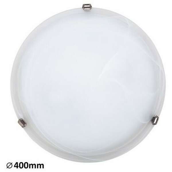RABALUX Alabastro plafonjeraD40 E27 2x60Wbelo/hrom