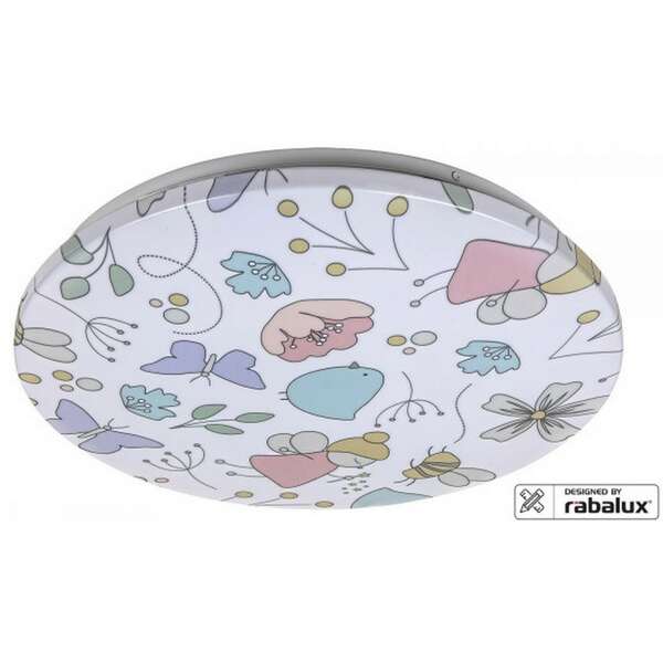 RABALUX Hanka plafonjera LED 24W 3000K okrugla 38cm avioni/rakete