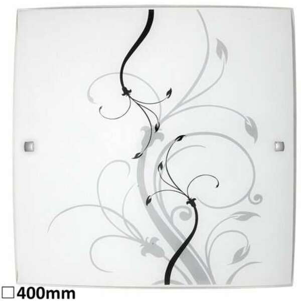 RABALUX Elina plafonjera400x400E27 2x60Wcrno/belo