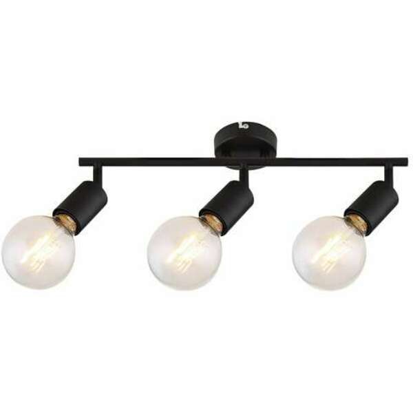 RABALUX Lamar, metal spot , E27 3xMAX 40W, mat crna