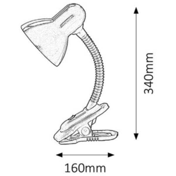 RABALUX Dennis stona lampa E27 40W plavo