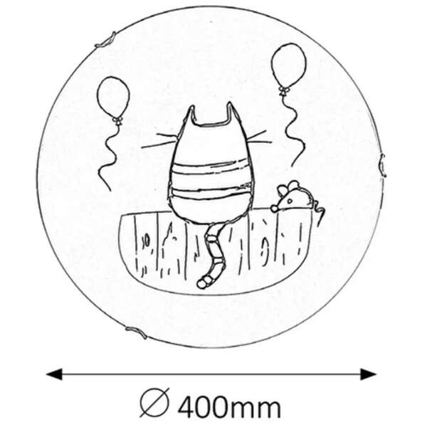 RABALUX Cathy plafonjera D40 E27 2x60W