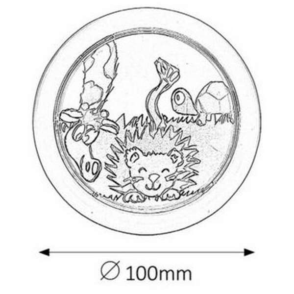 RABALUX Leon lampa sa taster prekidacem LED 0,3W