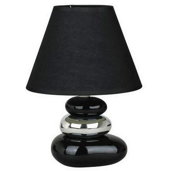 RABALUX Salem keramicka stonaE14 40W crno-srebro