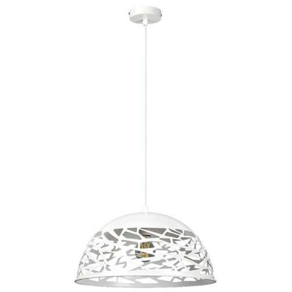 RABALUX Norena,visilica E27 60W,mat belo