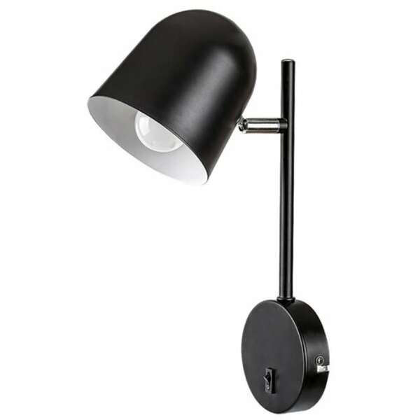 RABALUX Egon, unutrašnja metalna zidna lampaa, E14 crna