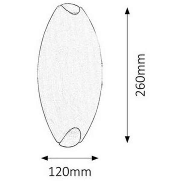 RABALUX Opale zidna lampaE14 40W hrom