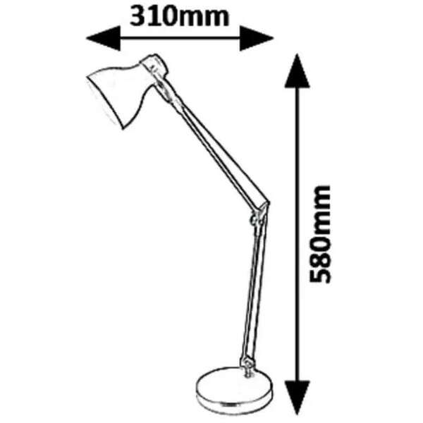 RABALUX Carter,stona E14 1XMAX 11W,mint/braon