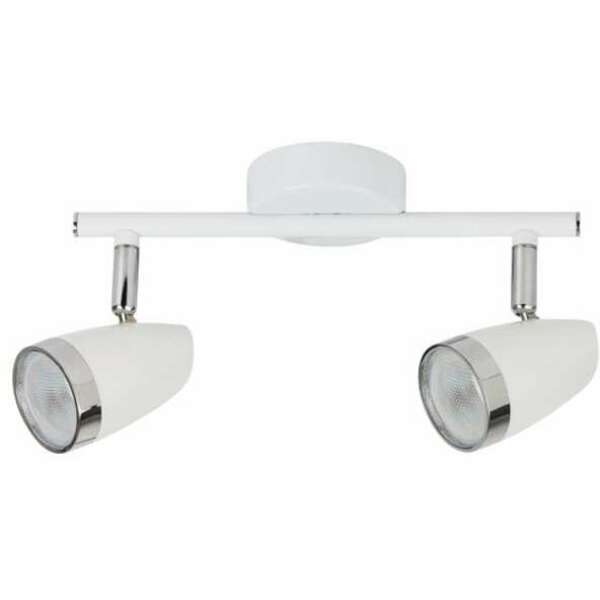 RABALUX Karen spot LED 2x4W belo/hrom