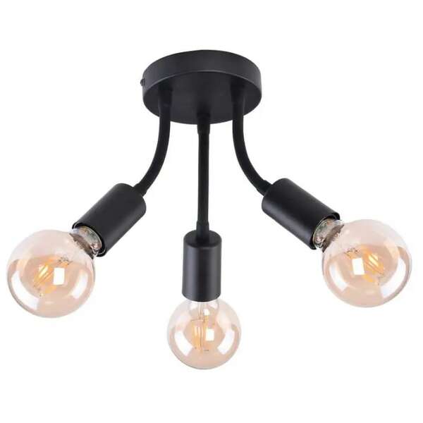 RABALUX Almus plafonska lampa E27 3x60W crna