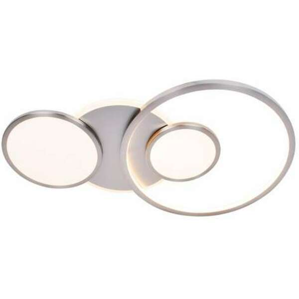 RABALUX Fulvia, LED plafonjera, 50W, 3000K, saten hrom metal