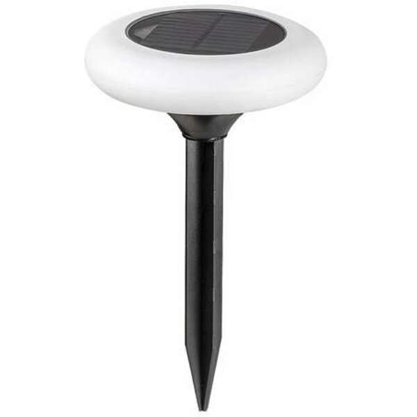 RABALUX Haiti spoljna solarna lampa plastika crna sa mlecnim 0,5W