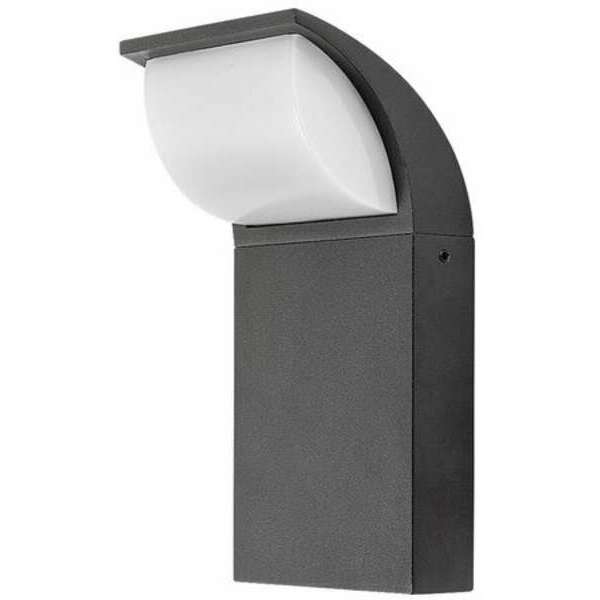 RABALUX Hongkong spoljna led zidna lampa 9W aluminijum crna 660lm