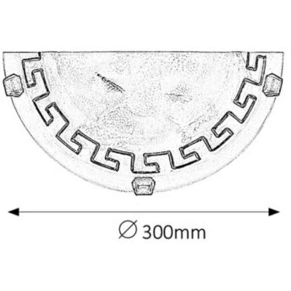 RABALUX Etrusco zidna lampa E27 60W