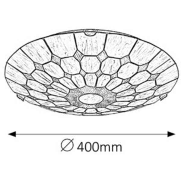 RABALUX Marvel plafonska lampaD40 E27 2x60W
