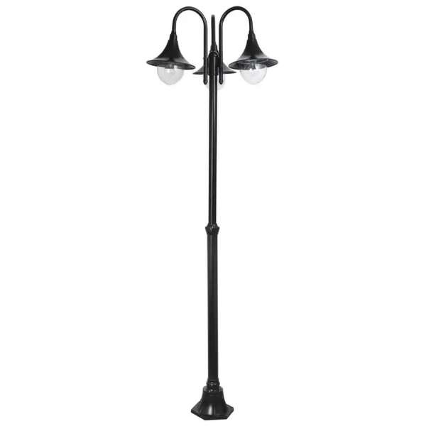 RABALUX Konstanz kandilaber, visina 2,2m 3x100W crno IP44