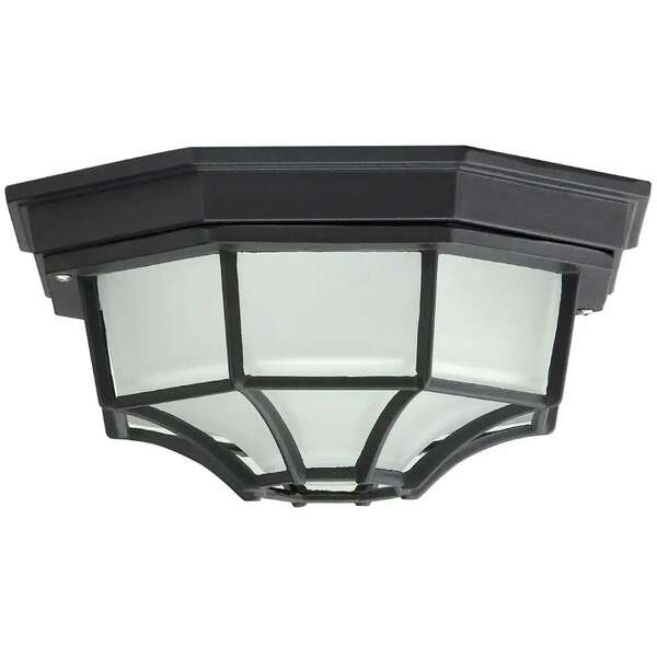 RABALUX Milano spoljna plafonjera E27 100W crno IP44