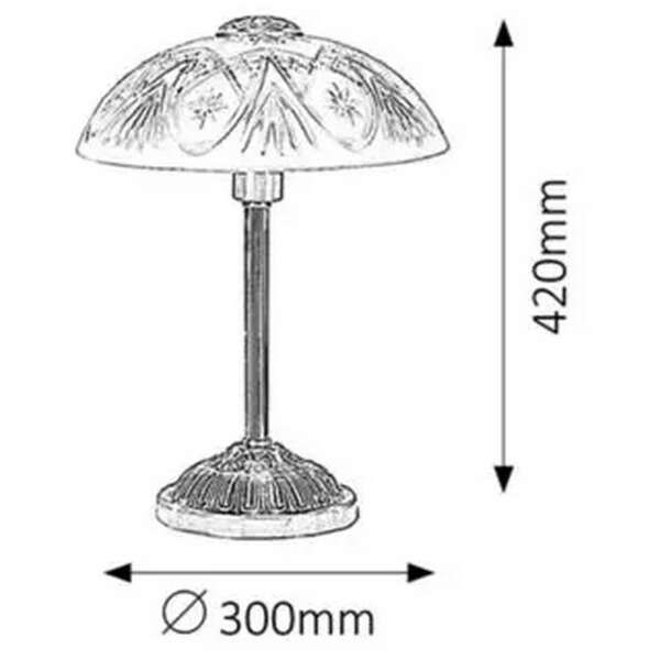 RABALUX Annabella  stona lampa E14 40W bronza