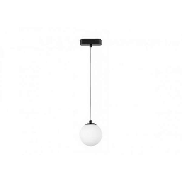 RABALUX LiTrack Pendant01W, šinska visilica kugla LED 5W, 400lm, 3000K, v120cm, p10cm, DC 24V