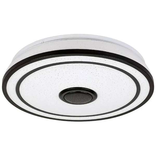 RABALUX Nikolaus, plafonska lampa, crna 24W, 1600lm-2400lm, 3000-6500K IP20